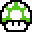 Retro Mushroom - 1UP 2 Icon 32x32 png